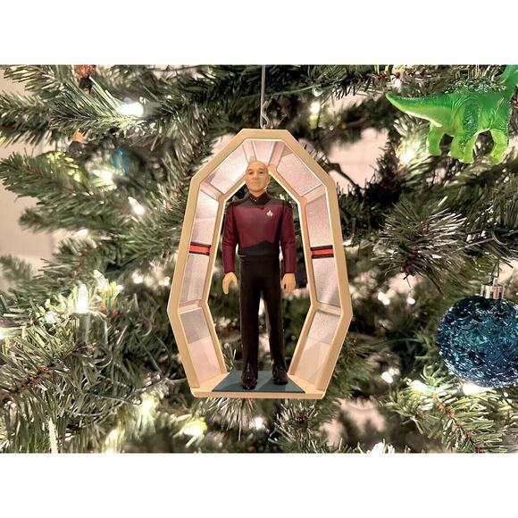 Hallmark Keepsake Ornament Star Trek The Next Generation Captain Jean-Luc-Picard - Picture 1 of 8